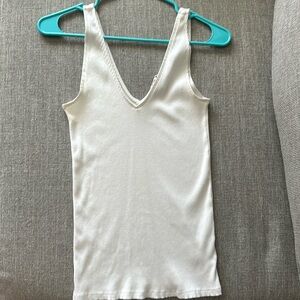 Tank top by Express One Eleven. White. 57% cotton 38% Modal 5% spandex
